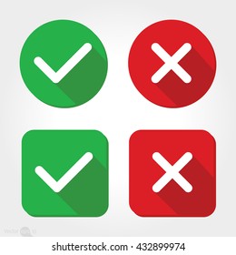 Yes or No icons