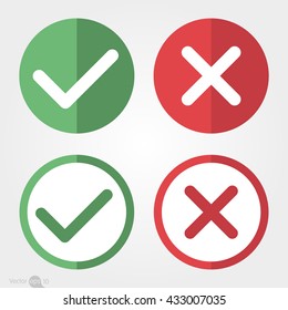 Yes or No icons