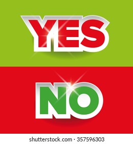 Yes or No label vector