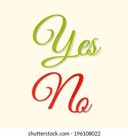 Yes and no - lettering