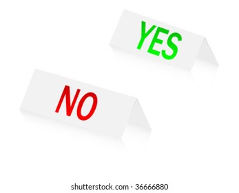 yes and no on 3d banner