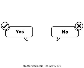 yes, no, right, wrong, talk, reply, choose, check, close, chat