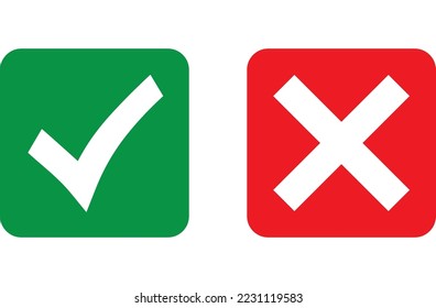 sí, no símbolos, sí o no diseño vectorial de logotipo