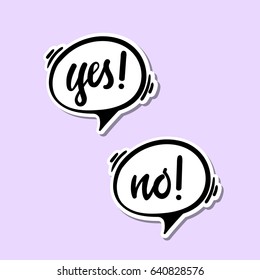 Yes, no. Vector hand lettering in the clouds dialogue