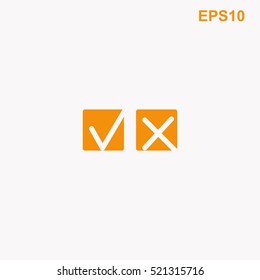 Yes or No vector icon