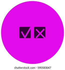 Yes or No vector  icon