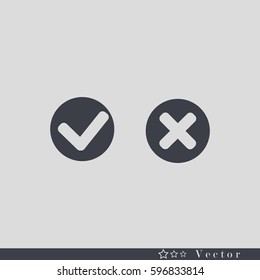 Yes or No vector icon