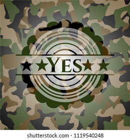 Yes on camouflage texture