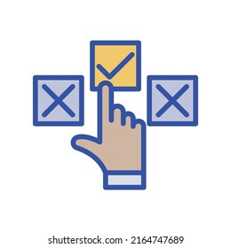 yes touch Isolated Vector icon which can easily modify or edit

