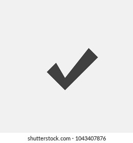 yes vector line icon