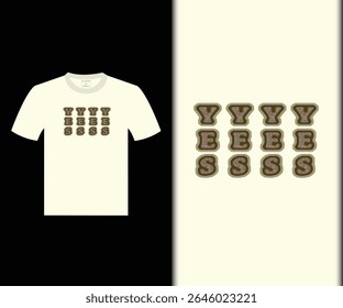 Yes Yes Vector T-Shirt Design EPS Custom Design