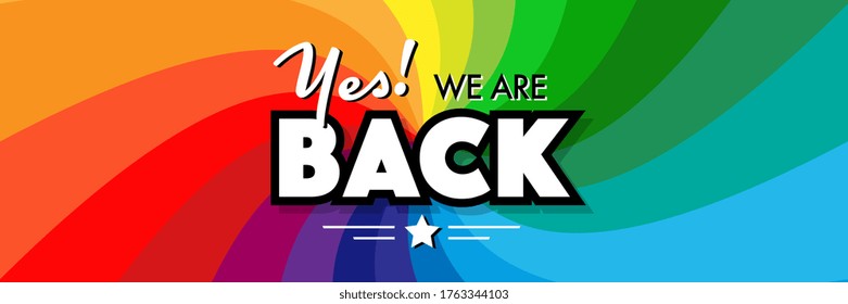 Yes ! We are back on colorful background