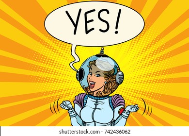 Yes, winner astronaut woman