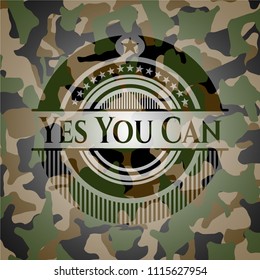 Yes You Can camo emblem
