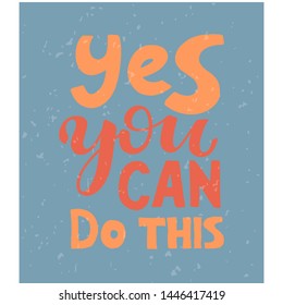 Yes you can do this. Vector hand drawn calligraphic brush stroke illustration design. Comics pop art style poster, t shirt print, social media blog content, birthday card invitation
