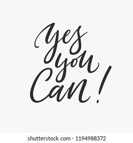 Yes you can. Hand drawn quote made with ink.