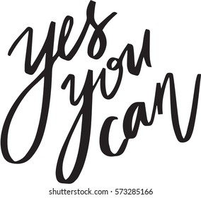 Yes you can lettering calligraphy