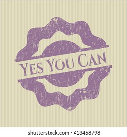 Yes You Can rubber seal