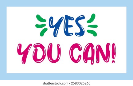 Yes you can text. vector illustration