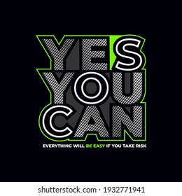 yes you can typography for print t shirt
