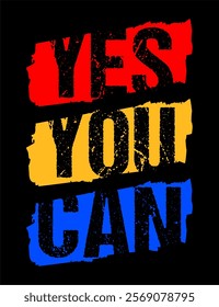 Yes you can typography vector for print t shirt