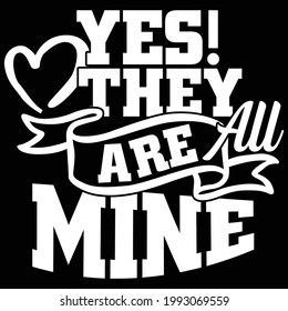 yest they are all mind, advertisement holiday saying, calligraphy quote, lettering type design