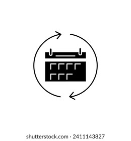 yesterday concept line icon. Simple element illustration. yesterday concept outline symbol design.