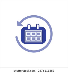 yesterday icons. simple colored vector