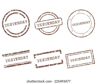 Yesterday stamps