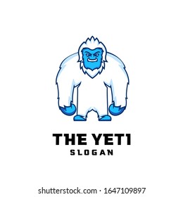 caricatura de diseño de iconos de los personajes de Yeti