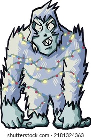 Yeti Christmas celebration big foot 