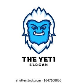Yeti Head Face Character Logo Icon Stock Vector (Royalty Free ...