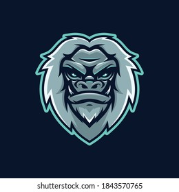 Yeti icon design on dark background