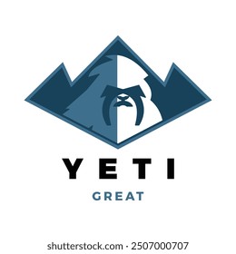 Yeti Icon Logo Design Template