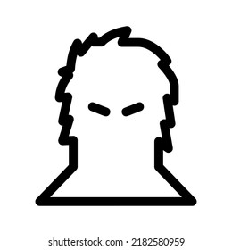 yeti icon or logo isolated sign symbol vector illustration - high quality black style vector icons
