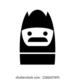 yeti icon or logo isolated sign symbol vector illustration - high quality black style vector icons
