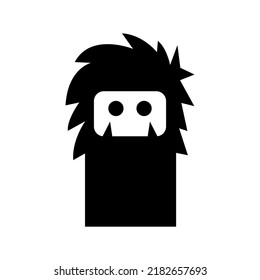 yeti icon or logo isolated sign symbol vector illustration - high quality black style vector icons

