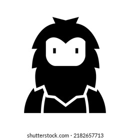 yeti icon or logo isolated sign symbol vector illustration - high quality black style vector icons
