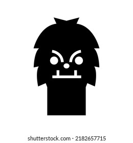yeti icon or logo isolated sign symbol vector illustration - high quality black style vector icons
