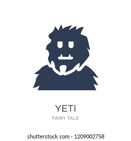 Yeti icon. Trendy flat vector Yeti icon on white background from Fairy Tale collection, vector illustration can be use for web and mobile, eps10