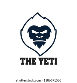 Yeti Logo Design Vector