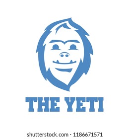 Yeti Logo Design Vector