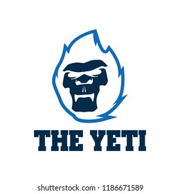 Yeti Logo Design Vector