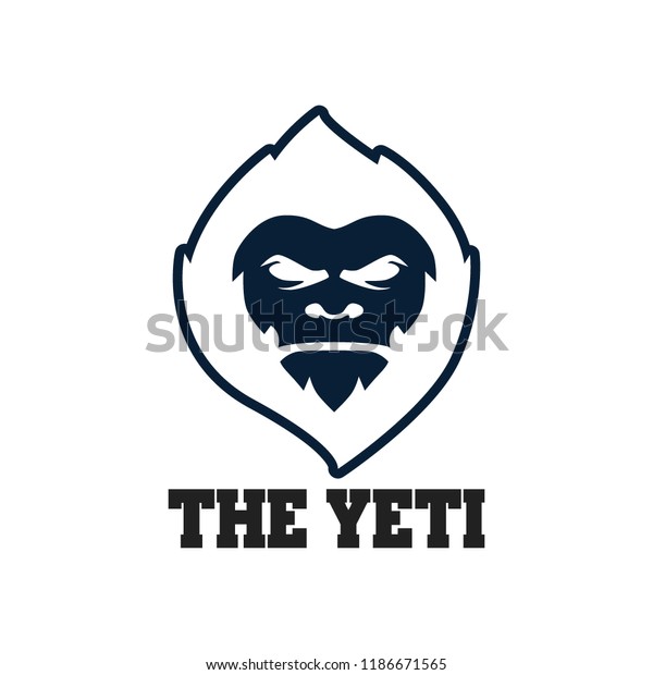 Yeti Logo Design Vector Stock Vector (Royalty Free) 1186671565