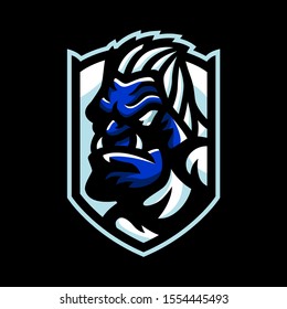 yeti mascot logo for team, community, gaming, sport, etc