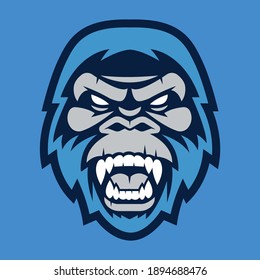 Yeti Sports Vector Mascot Logo Illustration