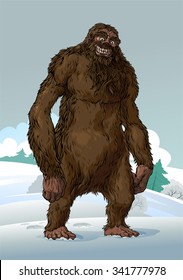 Yeti.
Yeti in standing pose.