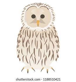 Yezo Ural Owl or Strix uralensis japonica