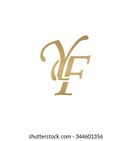 YF initial monogram logo