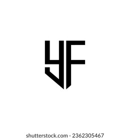 YF Letter Logo Design, Inspiration for a Unique Identity. Modern Elegance and Creative Design. Watermark Your Success with the Striking this Logo.